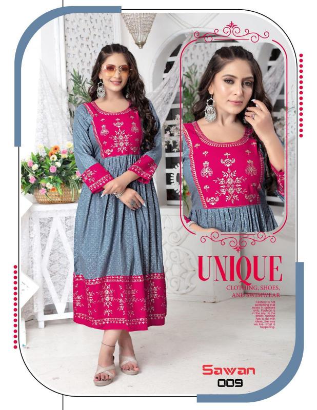 FASHION TALK SAWAN Kurti Wholesale catalog