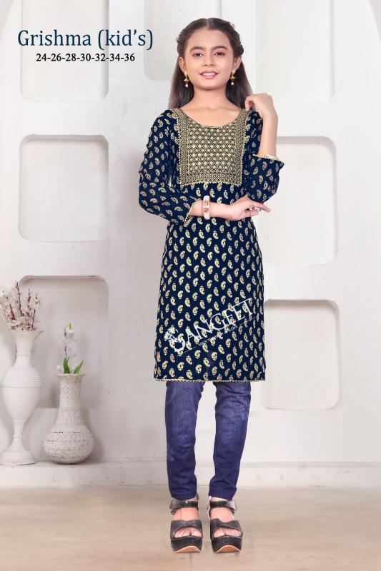 GIRISHMA KURTI KIDS WEAR Wholesale catalog