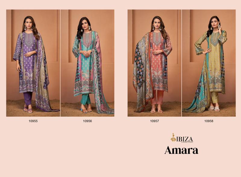 Ibiza Amara Muslin Digital Printed Salwar Kameez Wholesale Catalog