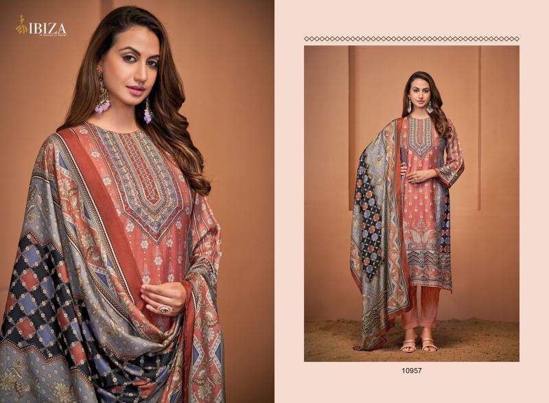 Ibiza Amara Muslin Digital Printed Salwar Kameez Wholesale Catalog