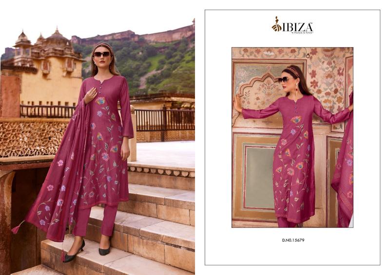 Ibiza Morden Art Viscose Muslin Salwar Kameez Wholesale Catalog