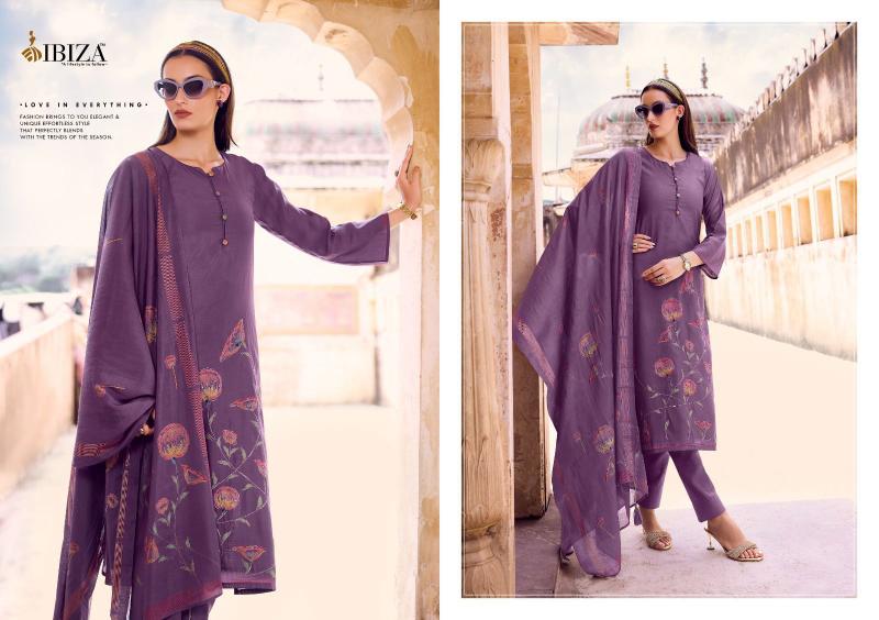 Ibiza Morden Art Viscose Muslin Salwar Kameez Wholesale Catalog