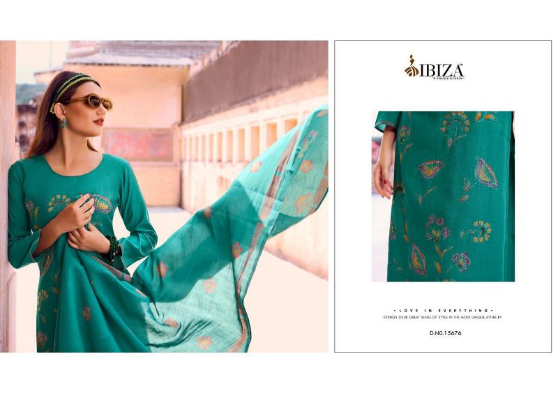 Ibiza Morden Art Viscose Muslin Salwar Kameez Wholesale Catalog