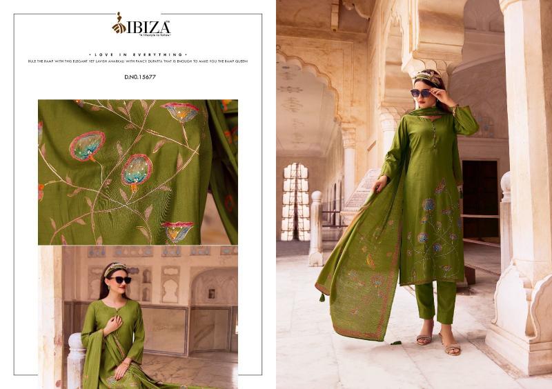 Ibiza Morden Art Viscose Muslin Salwar Kameez Wholesale Catalog