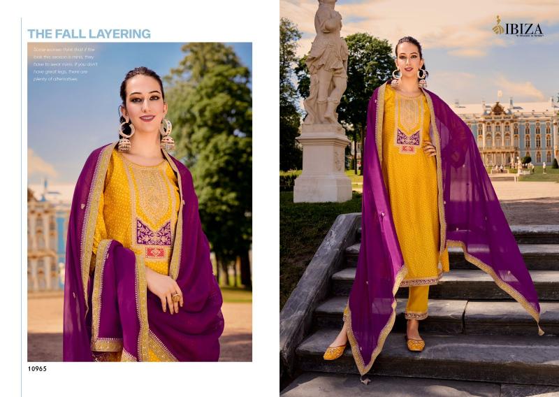 Ibiza Rang Bandhej Digital Printed Salwar Kameez Wholesale Catalog