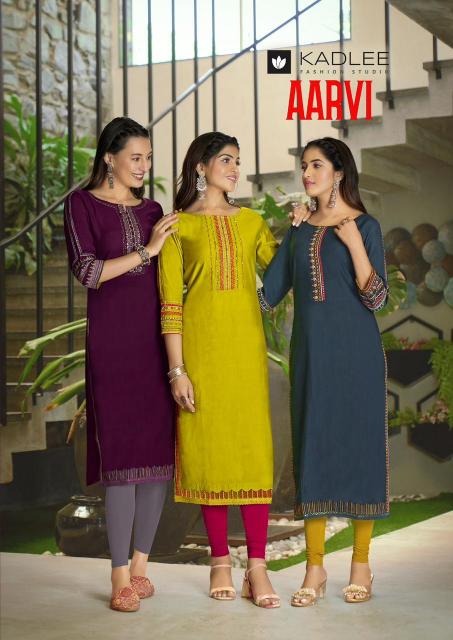 KADLEE AARVI Kurti Wholesale Catalog