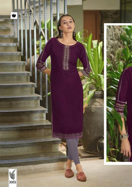 KADLEE AARVI Kurti Wholesale Catalog