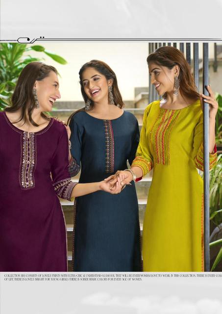 KADLEE AARVI Kurti Wholesale Catalog