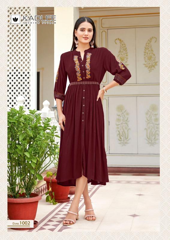 Kadlee Aashmin Kurti Wholesale catalog