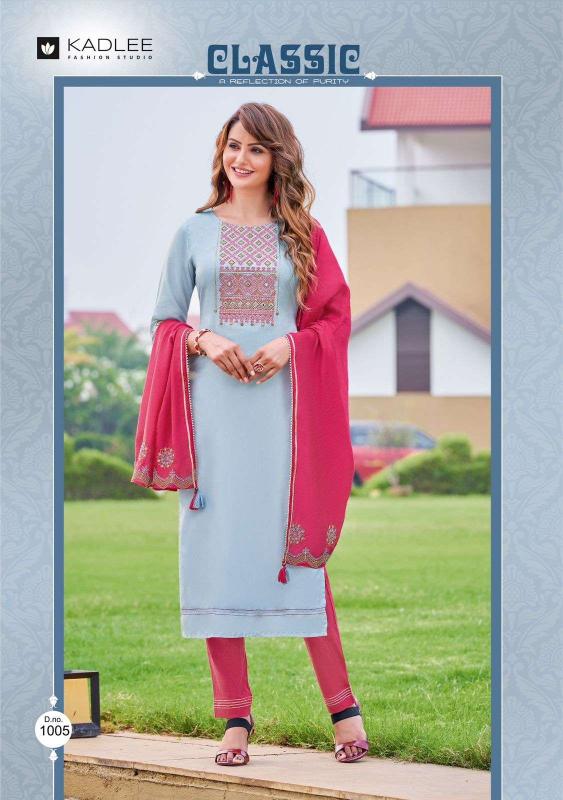 KADLEE Anupma Banarasi Viscose Kurti Wholesale Catalog