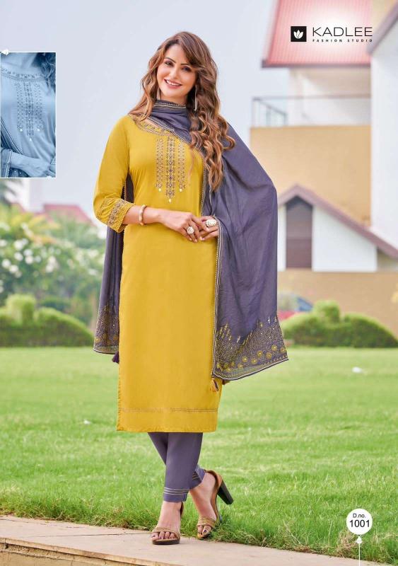 KADLEE Anupma Banarasi Viscose Kurti Wholesale Catalog