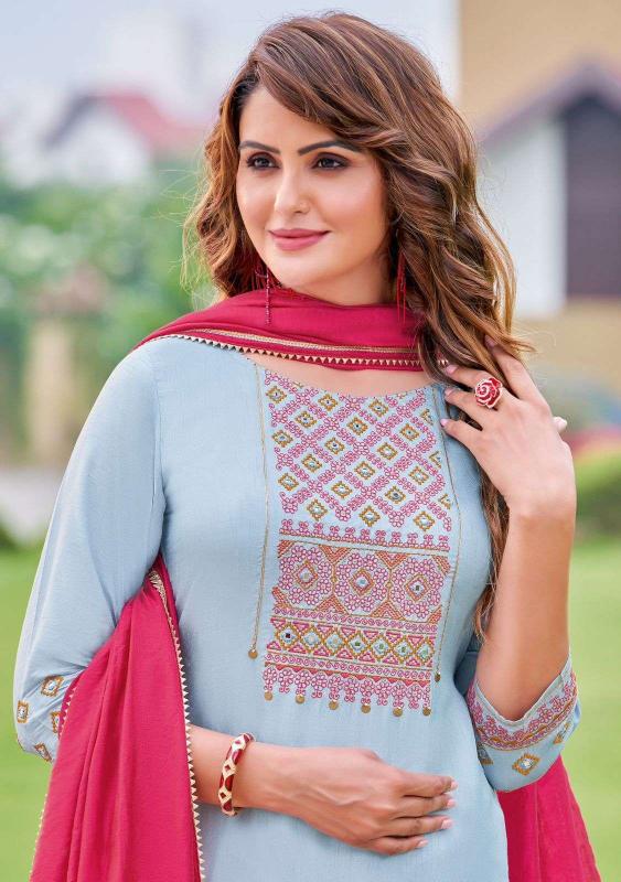 KADLEE Anupma Banarasi Viscose Kurti Wholesale Catalog