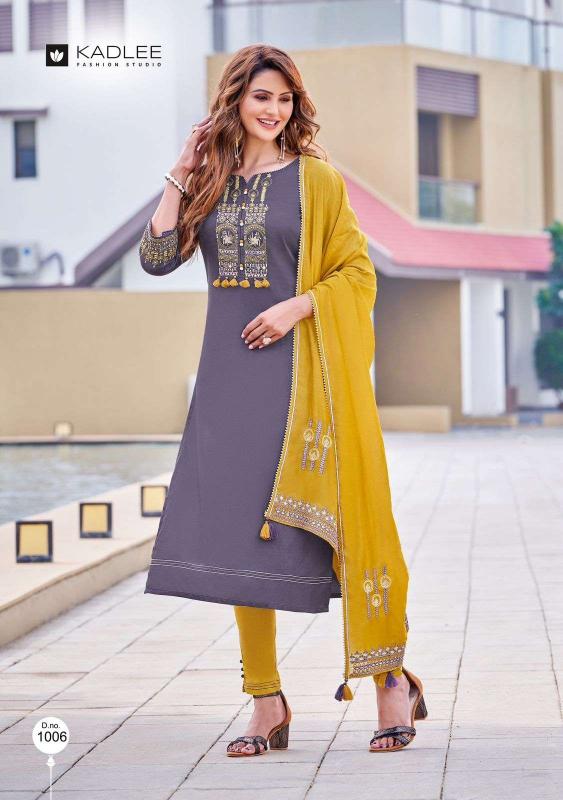 KADLEE Anupma Banarasi Viscose Kurti Wholesale Catalog