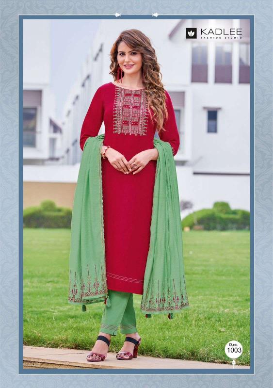 KADLEE Anupma Banarasi Viscose Kurti Wholesale Catalog