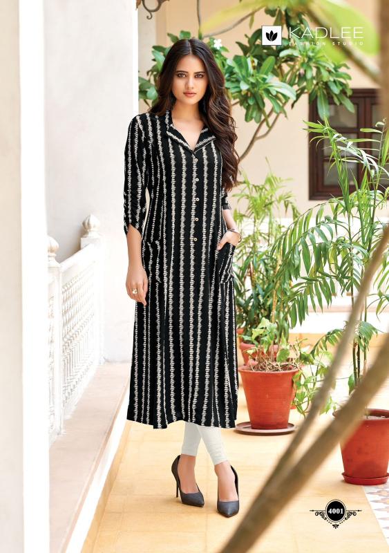 Kadlee Oraa Rayon Kurti Wholesale catalog