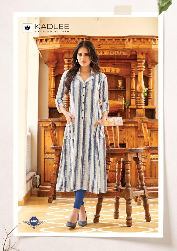 Kadlee Oraa Rayon Kurti Wholesale catalog