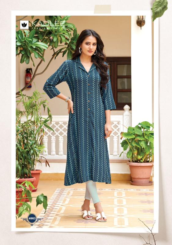 Kadlee Oraa Rayon Kurti Wholesale catalog