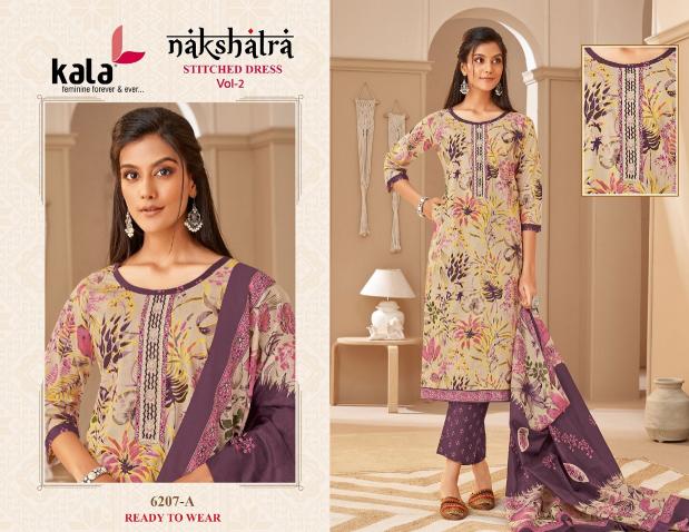 Kala Nakshatra Vol-2 – Kurti Pant With Dupatta - Wholesale Catalog