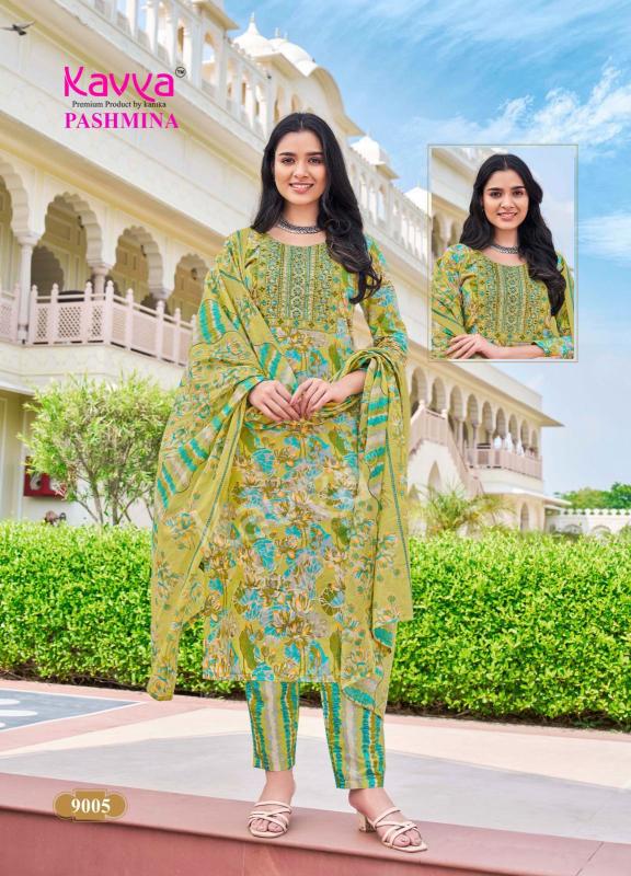 KAVYA PASHMINA Vol 9 Cotton Kurti Wholesale Catalog