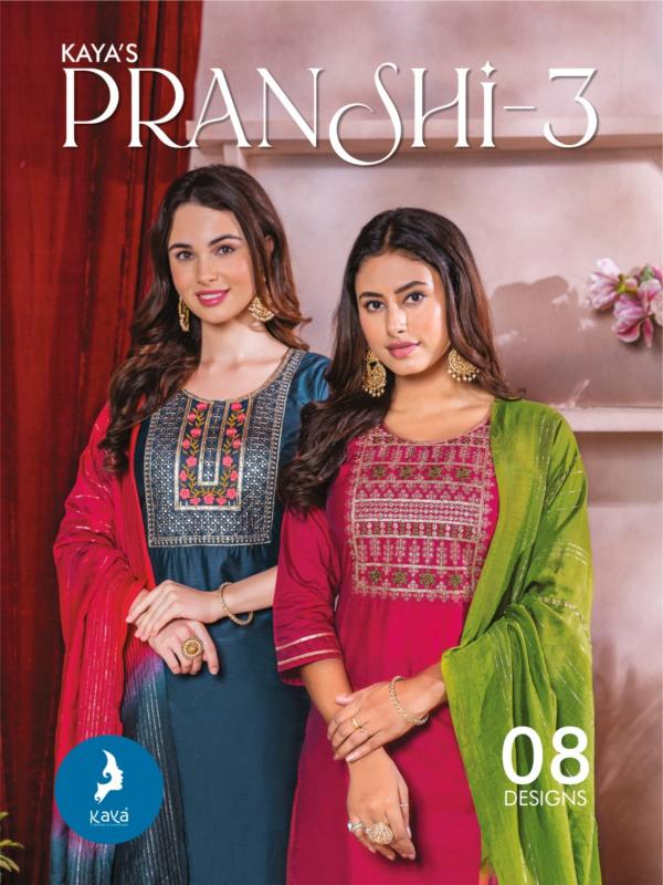 KAYA PRANSHI-3 Kurti Wholesale catalog