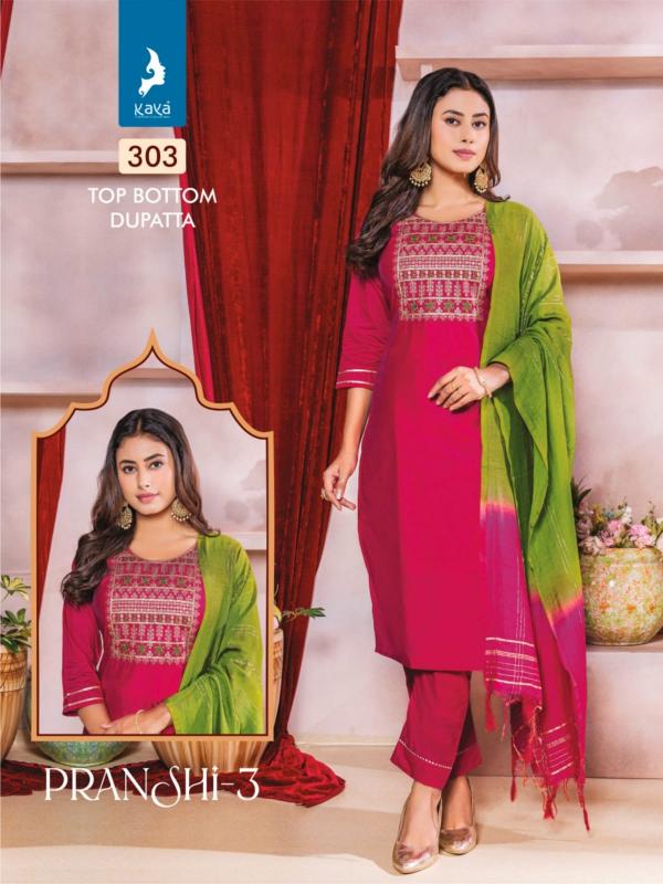 KAYA PRANSHI-3 Kurti Wholesale catalog