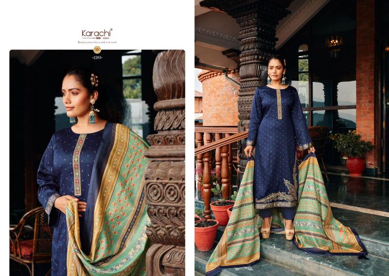 Kesar Fitoor Jam Satin Printed Dress Material Wholesale Catalog