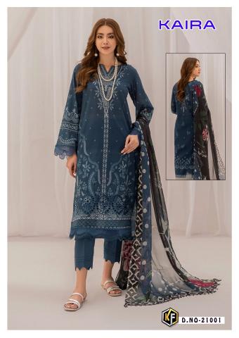 Keval Kaira Vol-21 – Dress Material - Wholesale Catalog