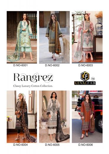 Keval Rangrez Vol-6 – Dress Material - Wholesale Catalog