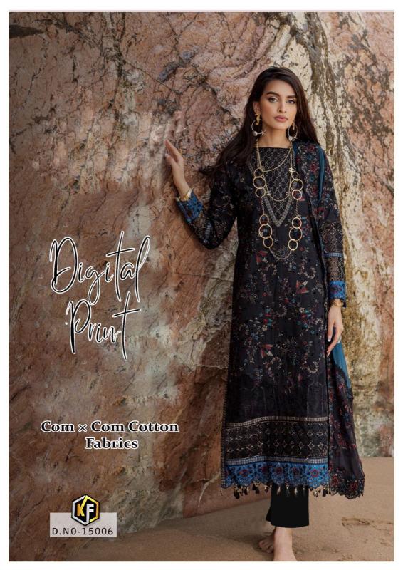 Keval Sobia Nazir Luxury Vol 15 Cotton Dress Material  Wholesale catalog