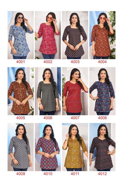 Laado Zara Vol-4 – Short Tops - Wholesale Catalog