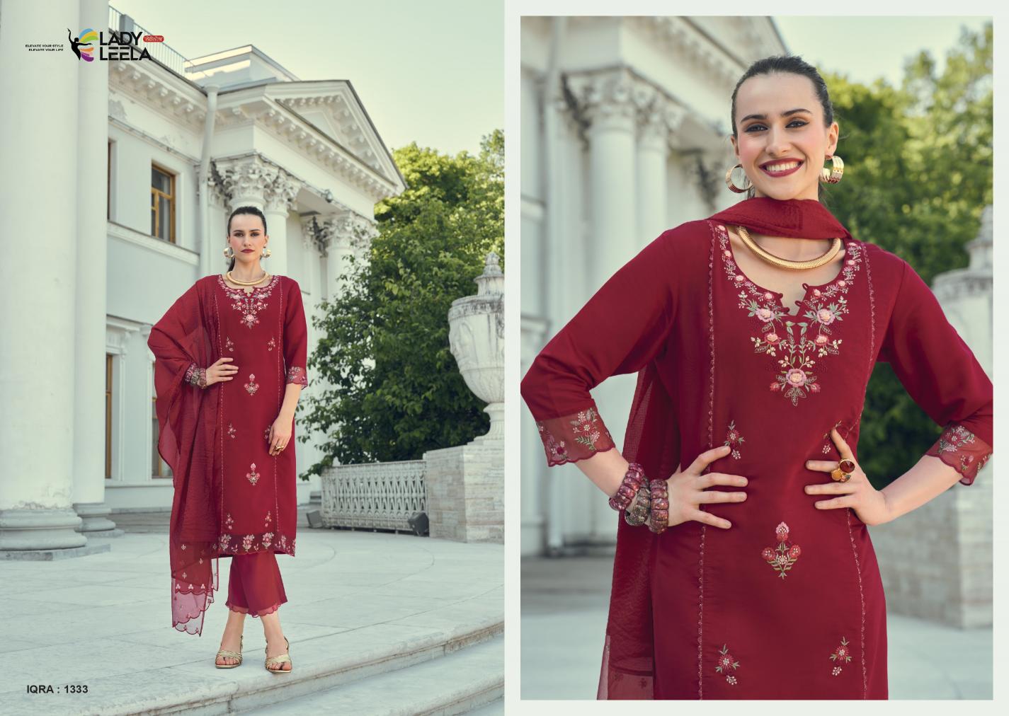 LADY LEELA Iqra Embriodary Kurti Wholesale catalog