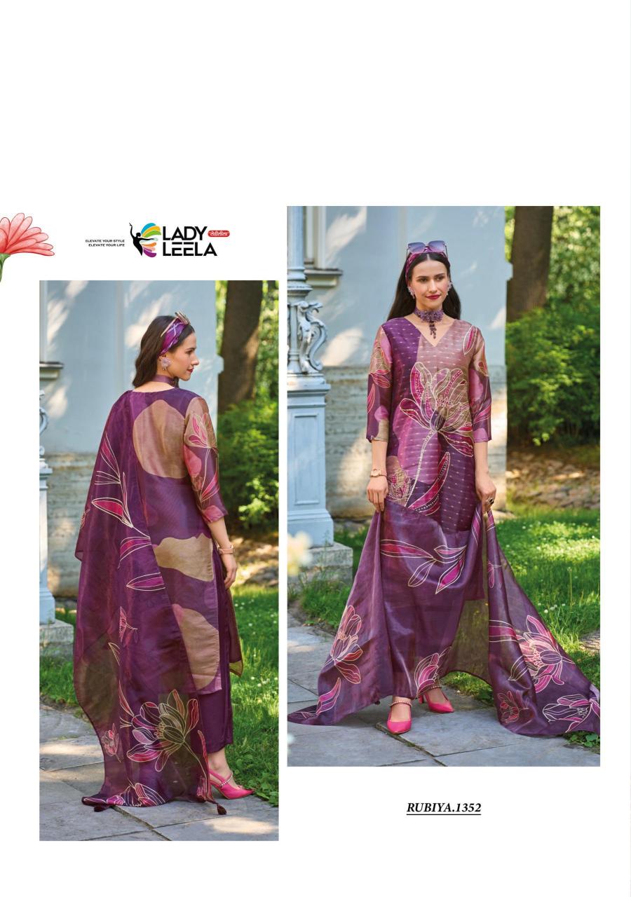 Lady Leela Rubiya Fancy Kurti Wholesale Catalog