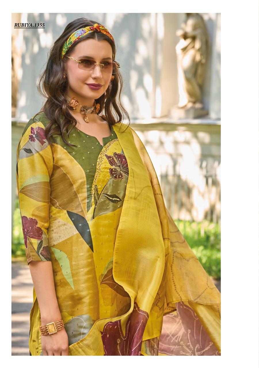 Lady Leela Rubiya Fancy Kurti Wholesale Catalog