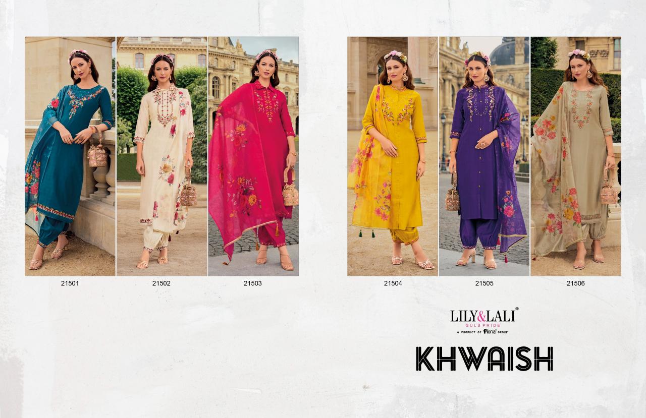 Lily And Lali Khwaish Kurti Wholesale Catalog