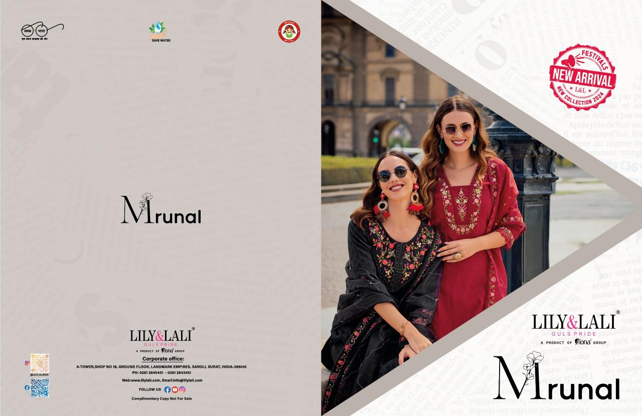 LILY & LALI Mrunal Embroidery Kurtis Wholesale Catalog