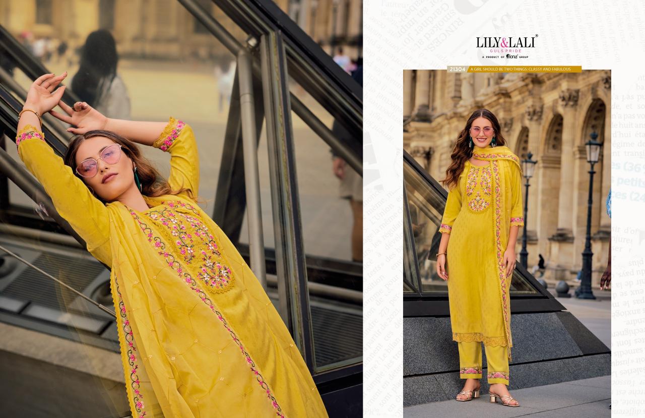 LILY & LALI Mrunal Embroidery Kurtis Wholesale Catalog