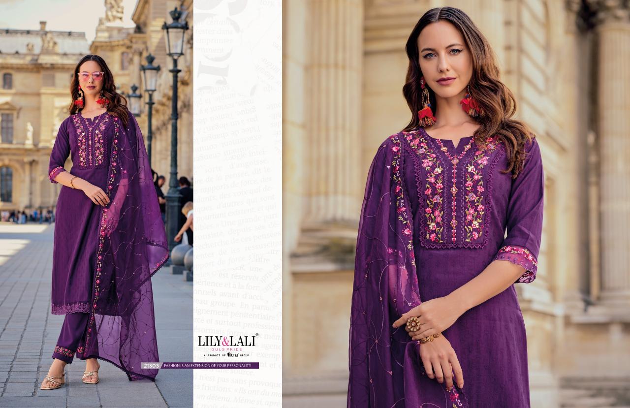 LILY & LALI Mrunal Embroidery Kurtis Wholesale Catalog