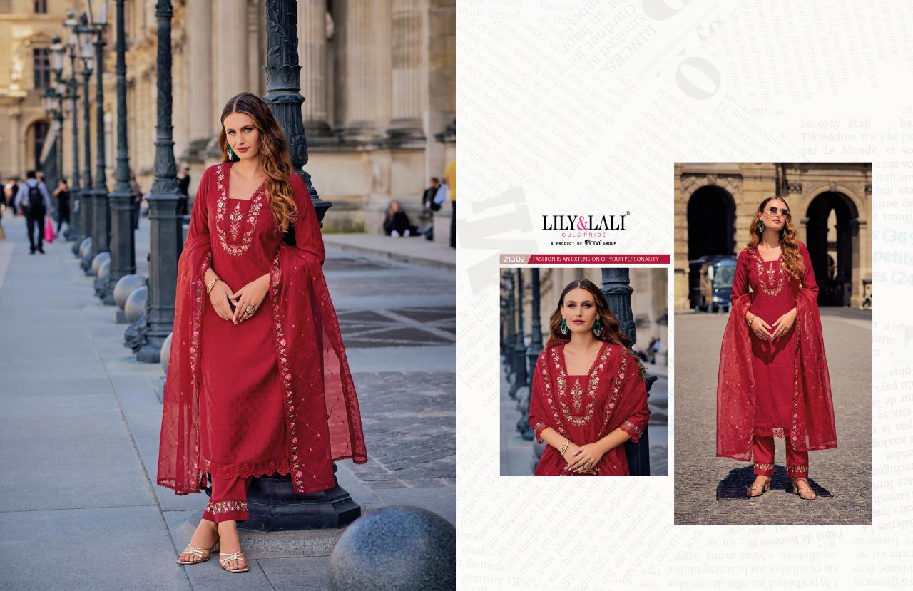 LILY & LALI Mrunal Embroidery Kurtis Wholesale Catalog