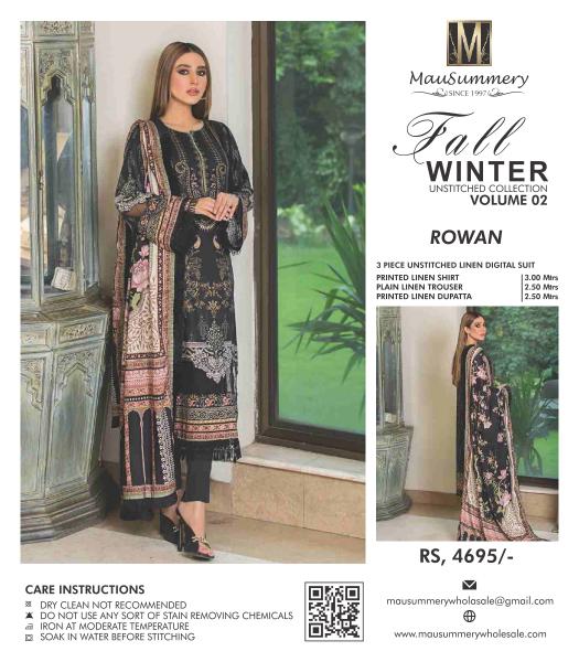 Mausummery Winter VOL 2 Original Pakistani Suits Wholesale Catalog