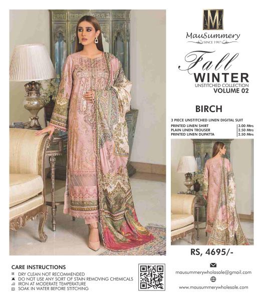 Mausummery Winter VOL 2 Original Pakistani Suits Wholesale Catalog