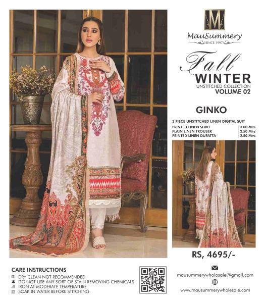 Mausummery Winter VOL 2 Original Pakistani Suits Wholesale Catalog