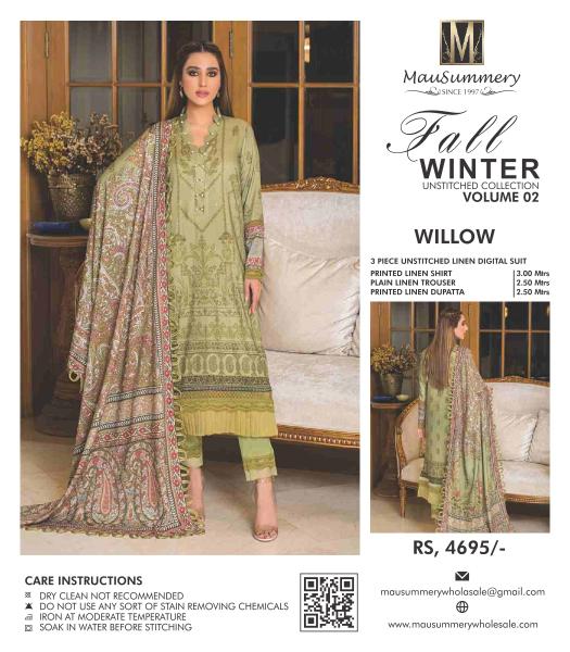 Mausummery Winter VOL 2 Original Pakistani Suits Wholesale Catalog