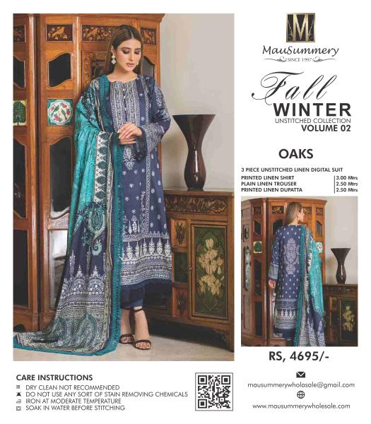 Mausummery Winter VOL 2 Original Pakistani Suits Wholesale Catalog