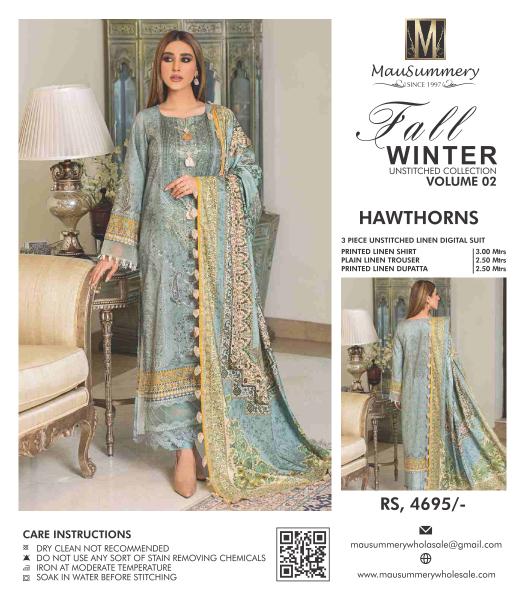 Mausummery Winter VOL 2 Original Pakistani Suits Wholesale Catalog