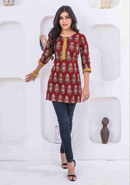 Mayur Crystal Vol 3 Kurti Wholesale Catalog