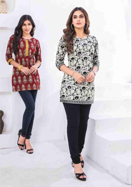 Mayur Crystal Vol 3 Kurti Wholesale Catalog