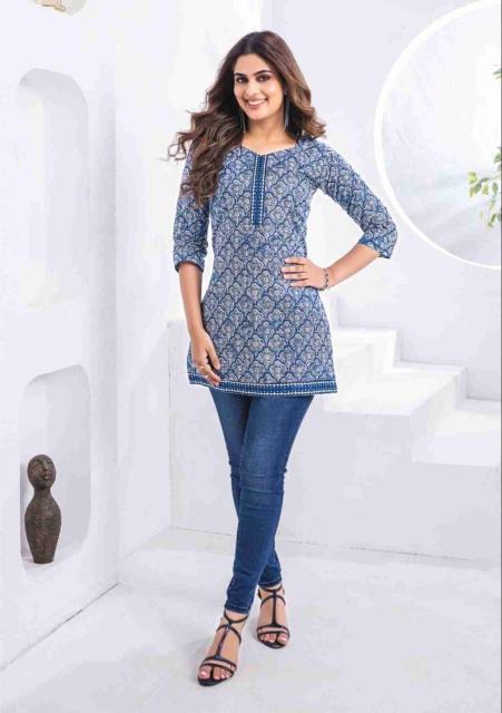 Mayur Crystal Vol 3 Kurti Wholesale Catalog