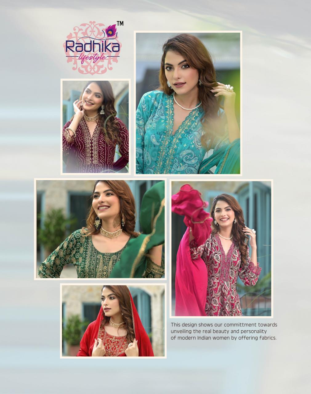 RADHIKA lifestyle ANARKALI VOL 3 Kurti Wholesale Catalog