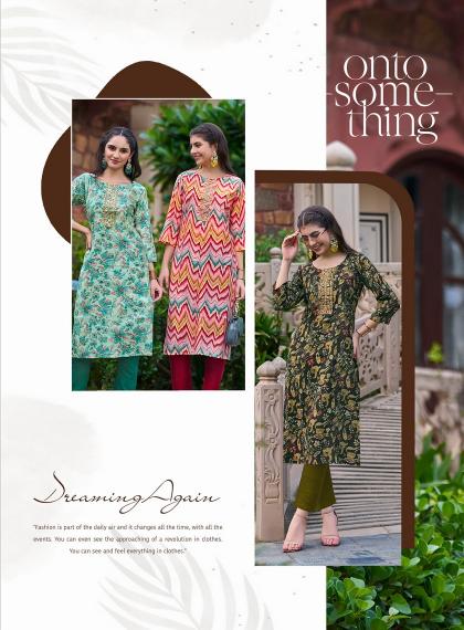 Radhika Lifestyle Charming Vol-6 – Straight Kurtis - Wholesale Catalog