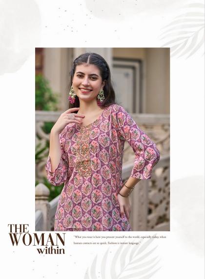 Radhika Lifestyle Charming Vol-6 – Straight Kurtis - Wholesale Catalog